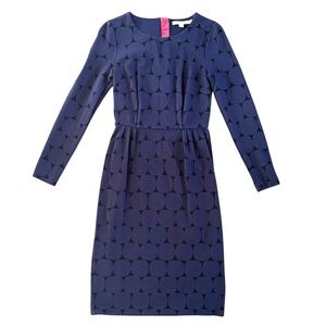 Boden Navy Long Sleeve Dress